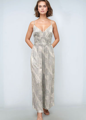 Opal Jumpsuit in Zanzibar Silver