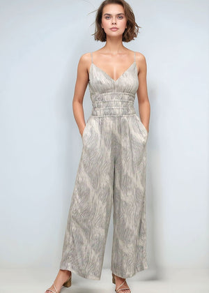Opal Jumpsuit in Zanzibar Silver