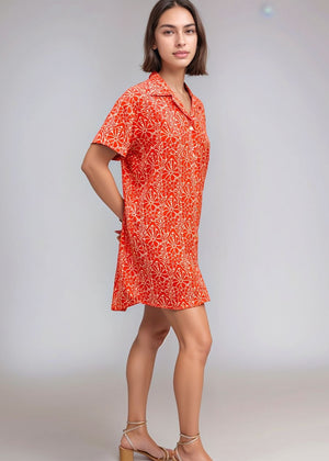 トロピカルグリーンのノエル マキシドレス