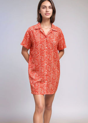 トロピカルグリーンのノエル マキシドレス