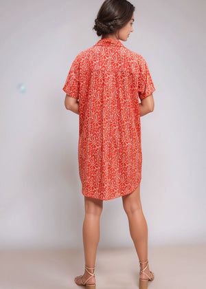 トロピカルグリーンのノエル マキシドレス