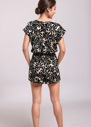 Mareva Top - Aloha Black