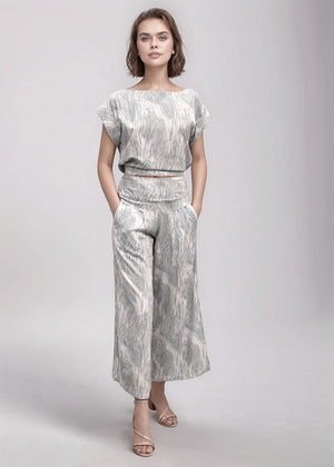 Mareva Top - Zanzibar Silver