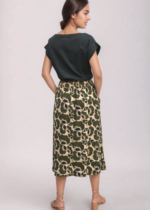 Tuahine Midi Skirt - Fiori Bancha