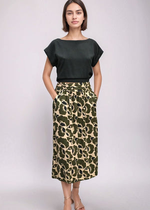 Tuahine Midi Skirt - Fiori Bancha