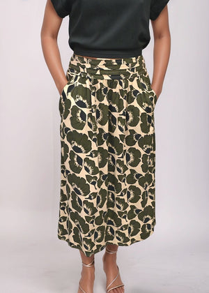 Tuahine Midi Skirt - Fiori Bancha