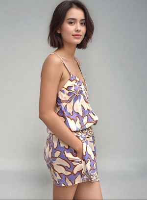 Calista Romper - Bloomtide Lavender