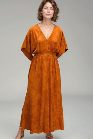 Klaproos Midi-jurk - Tropisch Zwart