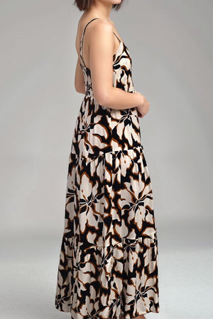 Heiva Maxi Dress - Bloomtide Black