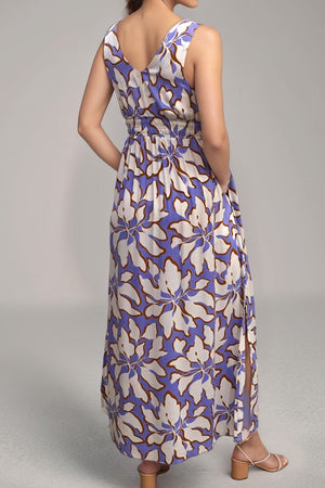 Noelle Maxi-jurk in Aloha Zwart