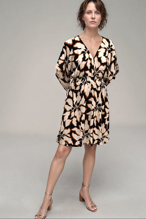 ノエル マキシドレス アロハ ブラック