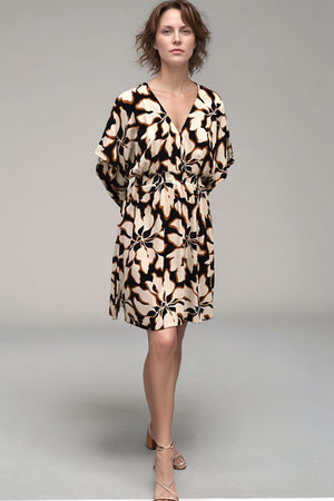 ノエル マキシドレス アロハ ブラック