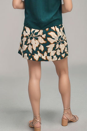Begonia Skirt - Bloomtide / Bloomcrest Petrol
