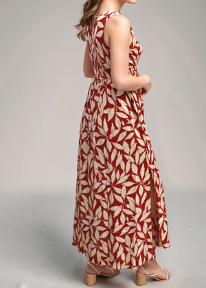 ノエル マキシドレス アロハ ブラック