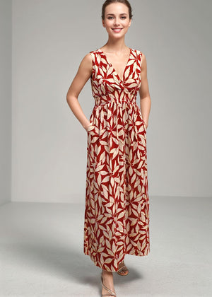 ノエル マキシドレス アロハ ブラック