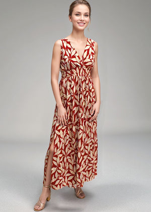 ノエル マキシドレス アロハ ブラック