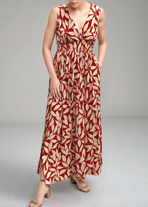 ノエル マキシドレス アロハ ブラック