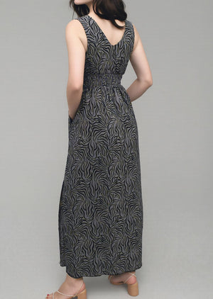 Noelle Maxi-jurk in Aloha Zwart