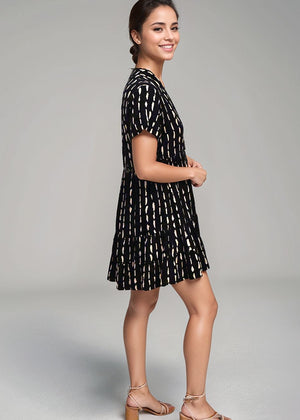 Heinui Dress - Current Black