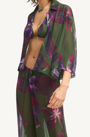 Petra Shirt in Watercolor Orchid