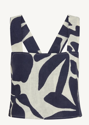 Tallows Crop Top in Night Flower