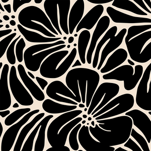 Moana Maxi Dress - Vintage Flowers Black