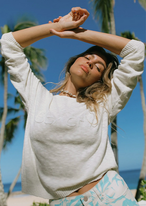 Beachy Sweater - Ivory