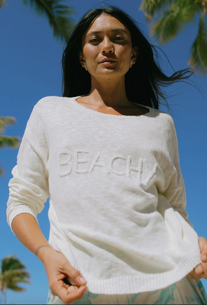 Beachy Sweater - Ivory