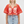 Auguste Floral Eyelet Tie Top in Red