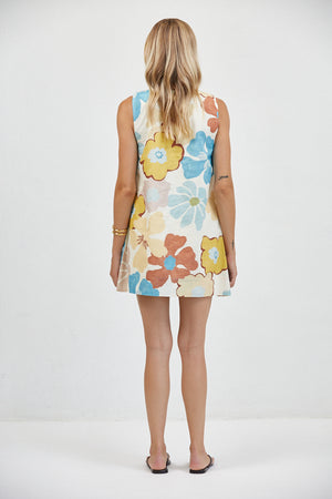Cosima Mini Dress in Vintage Garden