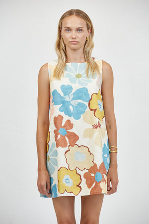 Cosima Mini Dress in Vintage Garden