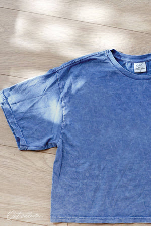 ALOHA HAWAII Cropped Mineral Graphic Top