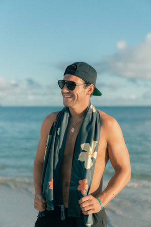 Midnight in Honolulu Beach Towel