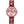 Ladies Koa Wood Watch - Pink Face
