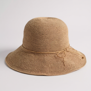 Raffia Crocheted Sun Hat