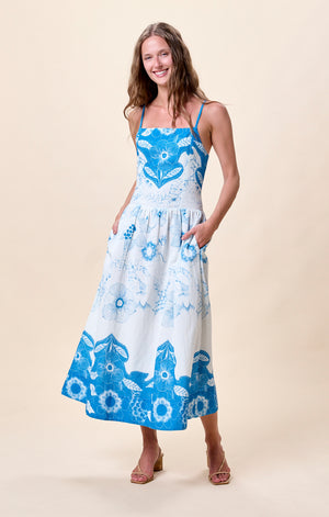 Renee Ankle Dress in Celestia