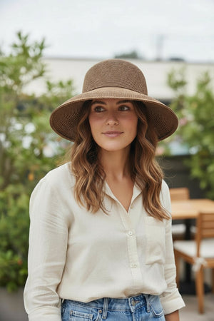 Raffia Crocheted Sun Hat