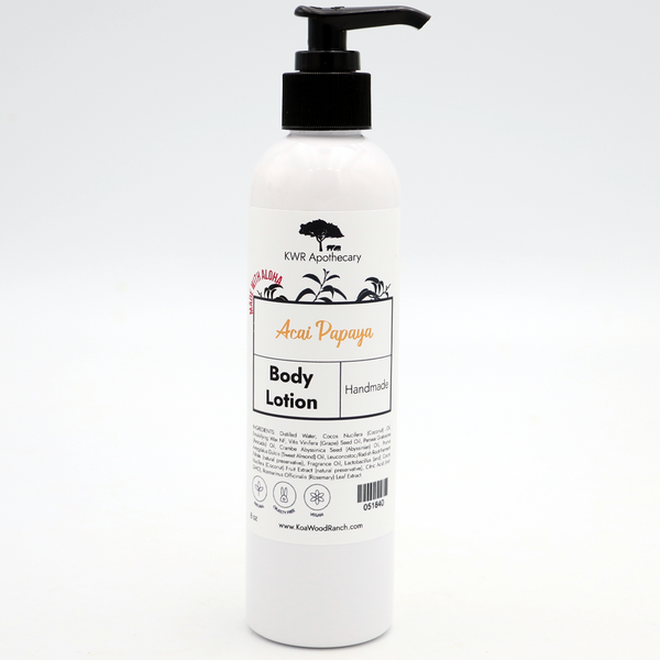 Açaí Papaya Body Lotion - Handmade