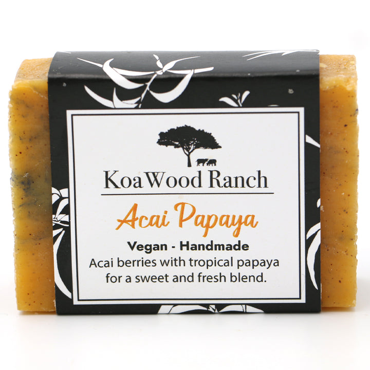 Açaí Papaya - Handmade Vegan Soap