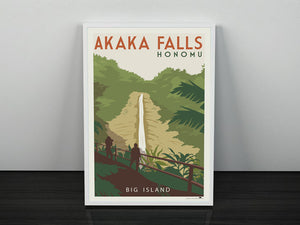 Hawaii's Akaka Falls 12 x 18 Poster