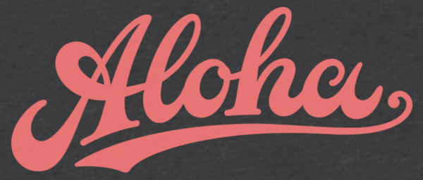 Aloha Dames T-shirt met korte mouwen - Donkergrijs Heather