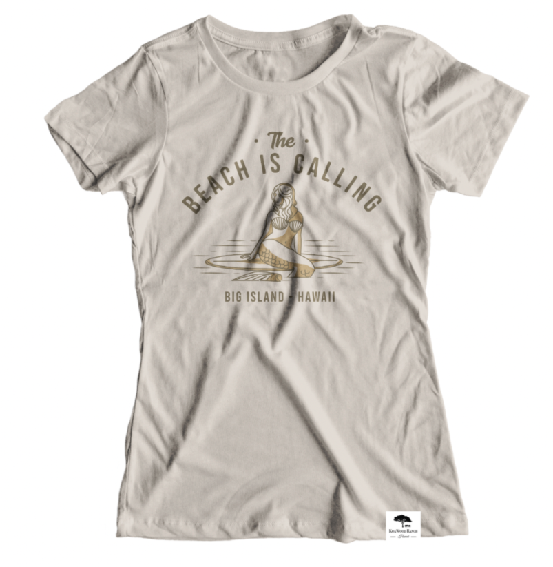 Beach is Calling Short Sleeve Tee - Heather Prism Natural