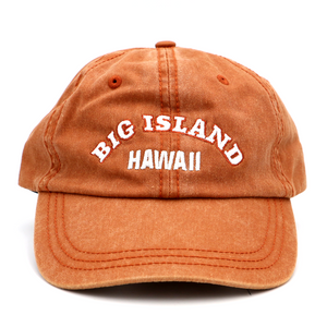 Big Island Hawaii Hat - Orange Pigment