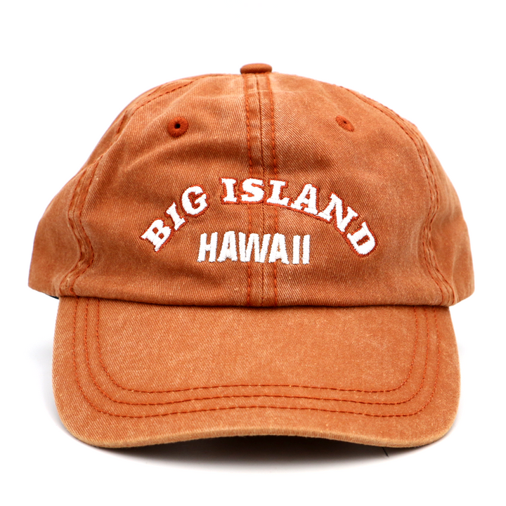 Big Island Hawaii Hat - Orange Pigment