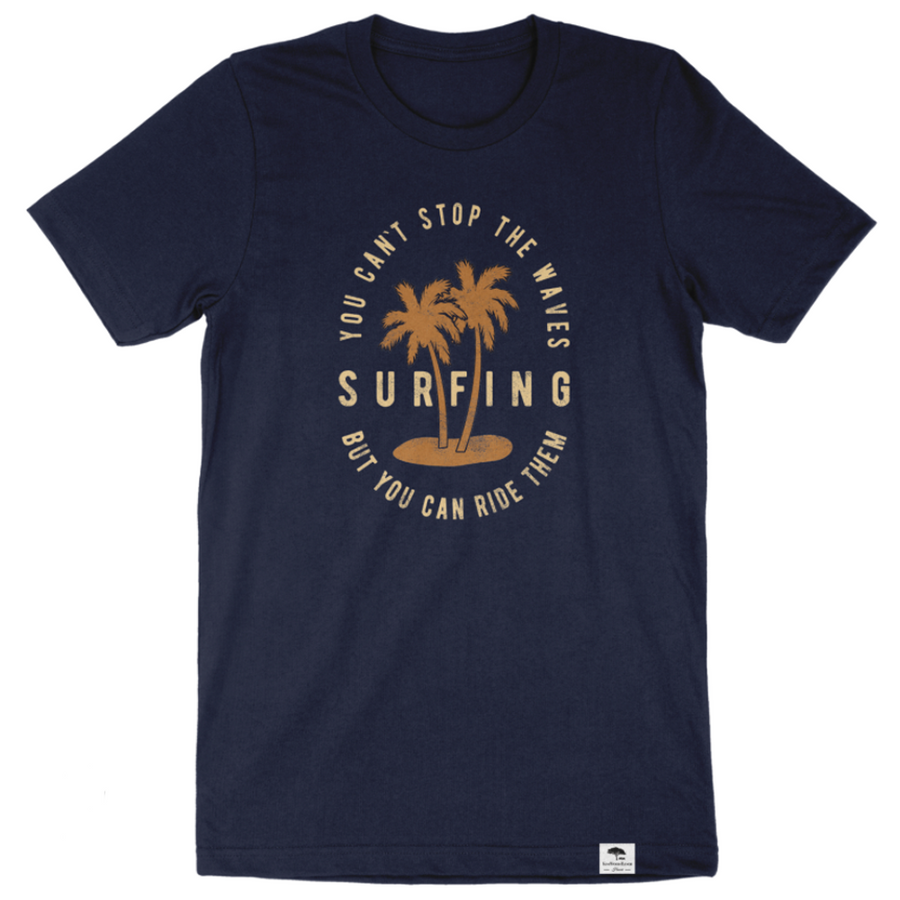 Can't Stop the Wave Short Sleeve Tee - Navy
