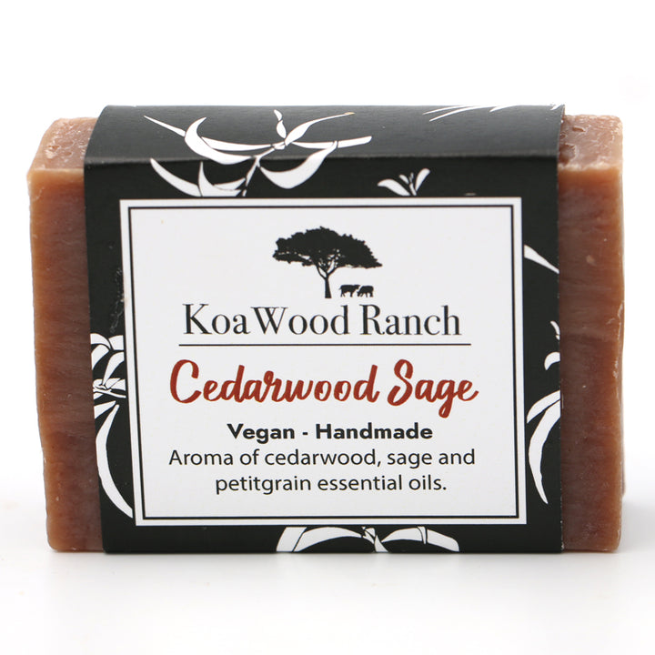 Cedarwood Sage - Handmade Vegan Soap