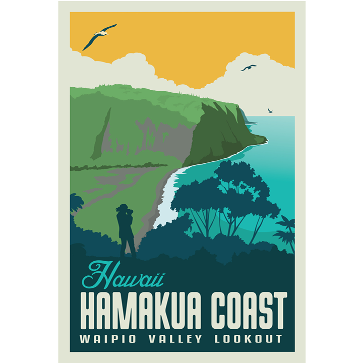 Hawaii's Hamakua Coast 4 x 6 Postcard