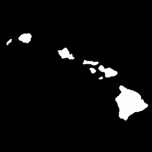 Hawaii Island Chain Tank - Black