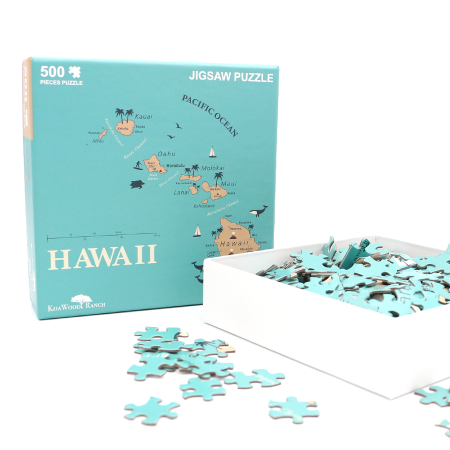 Hawaii Map 500 Piece Puzzle