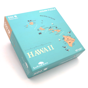 Hawaii Map 500 Piece Puzzle
